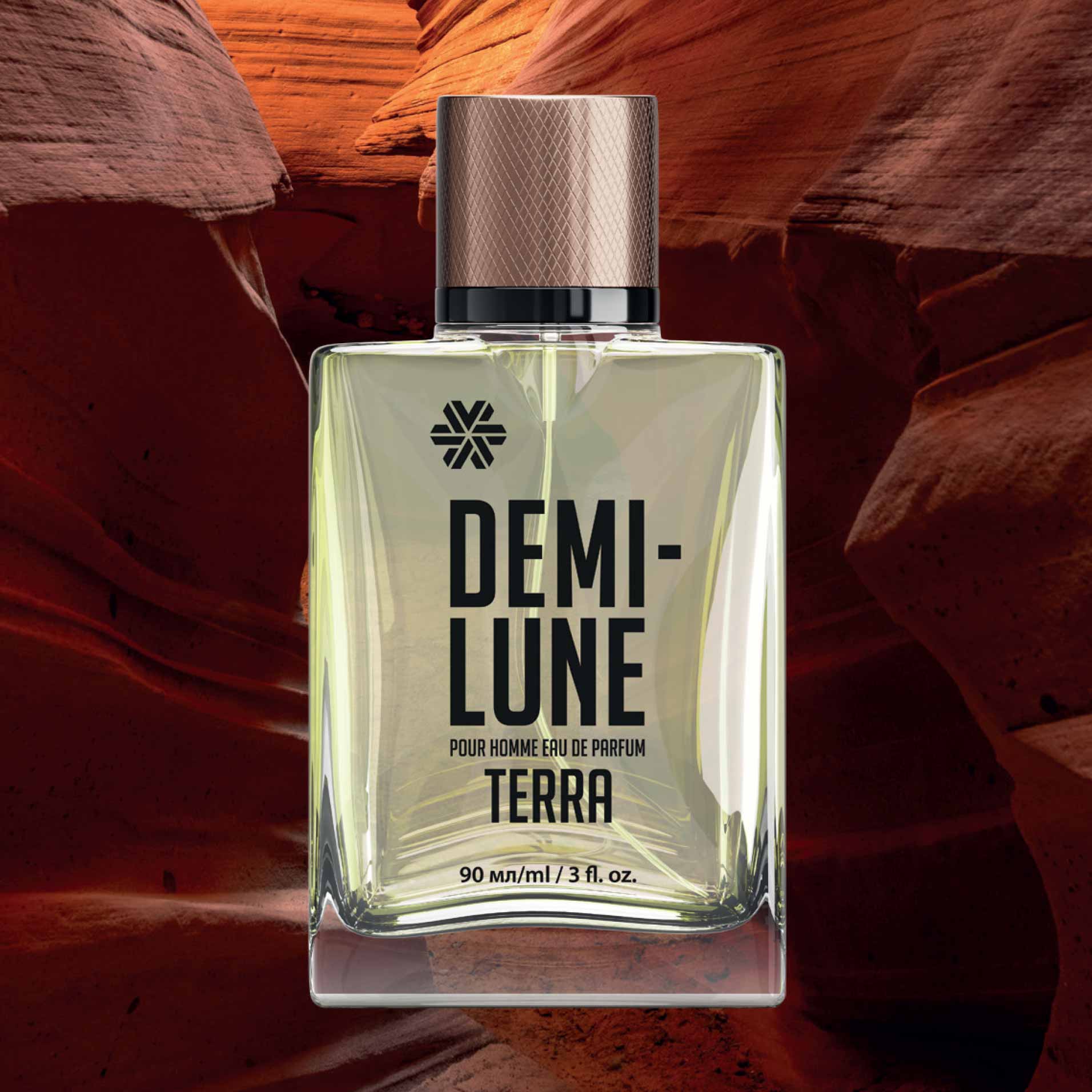 Demi-Lune Terra, парфюмерная вода для мужчин, 90 мл